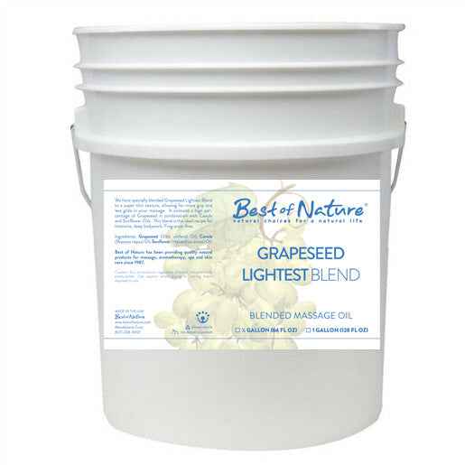 Best of Nature Ultra-Light (formerly Grapeseed Lightest Blend) Massage & Body Oil