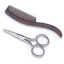 Ultra Mustache Scissors & Comb