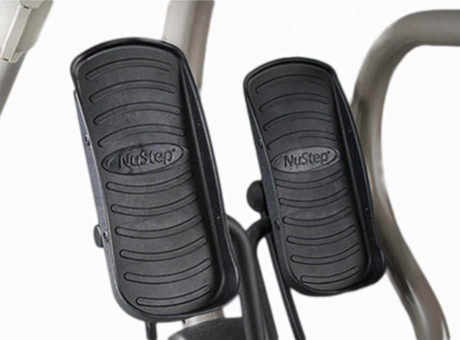 NuStep T4r Recumbent Cross Trainer Bicycle Foot Pedals