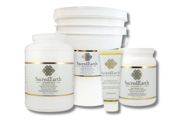 Sacred Earth Botnicals organic and vegan massage oil lotion cream gel balm and salve. Small batch, high quality from a trusted brand.