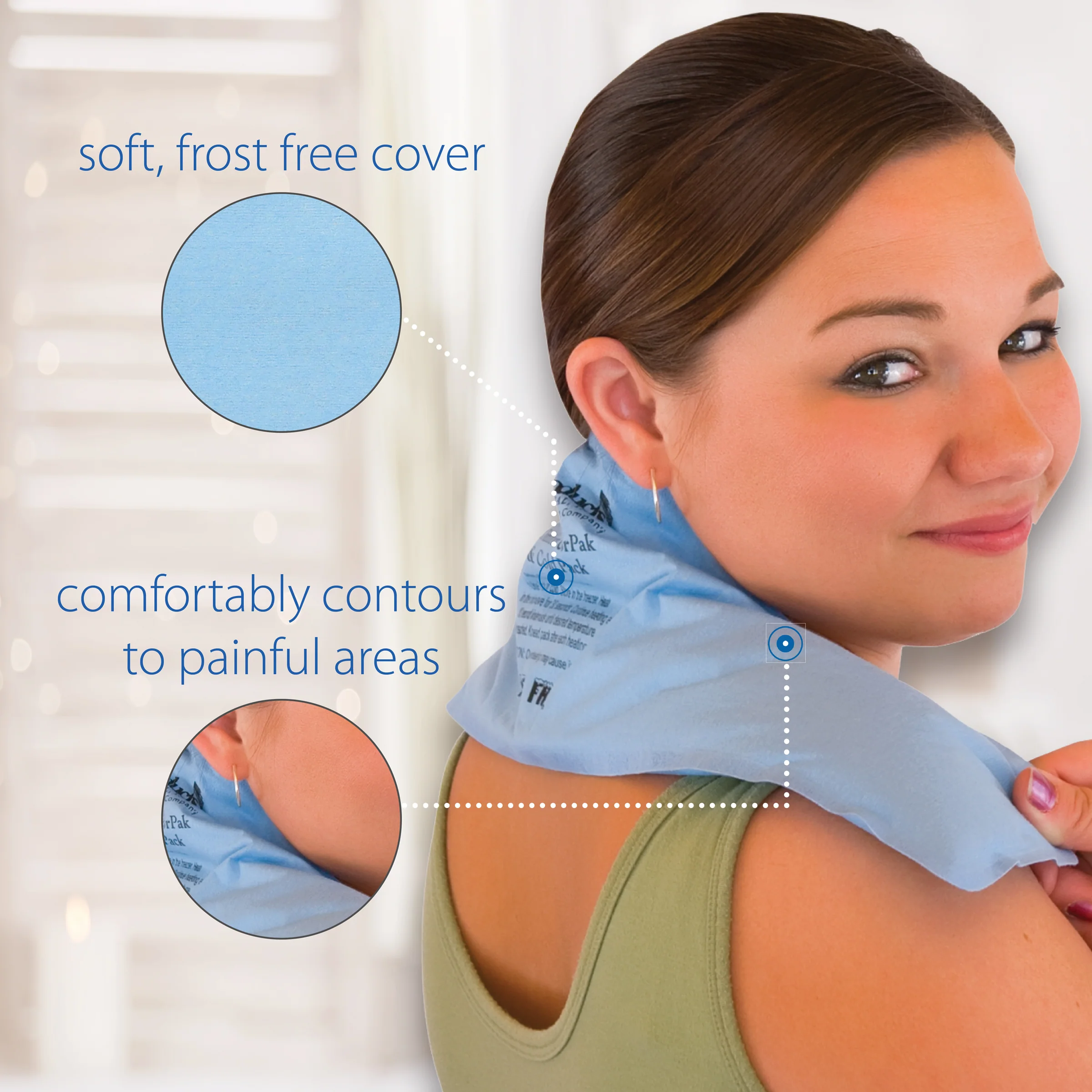 Soft Comfort CorPak Hot & Cold Therapy Pack - 6" x 20" Cervical