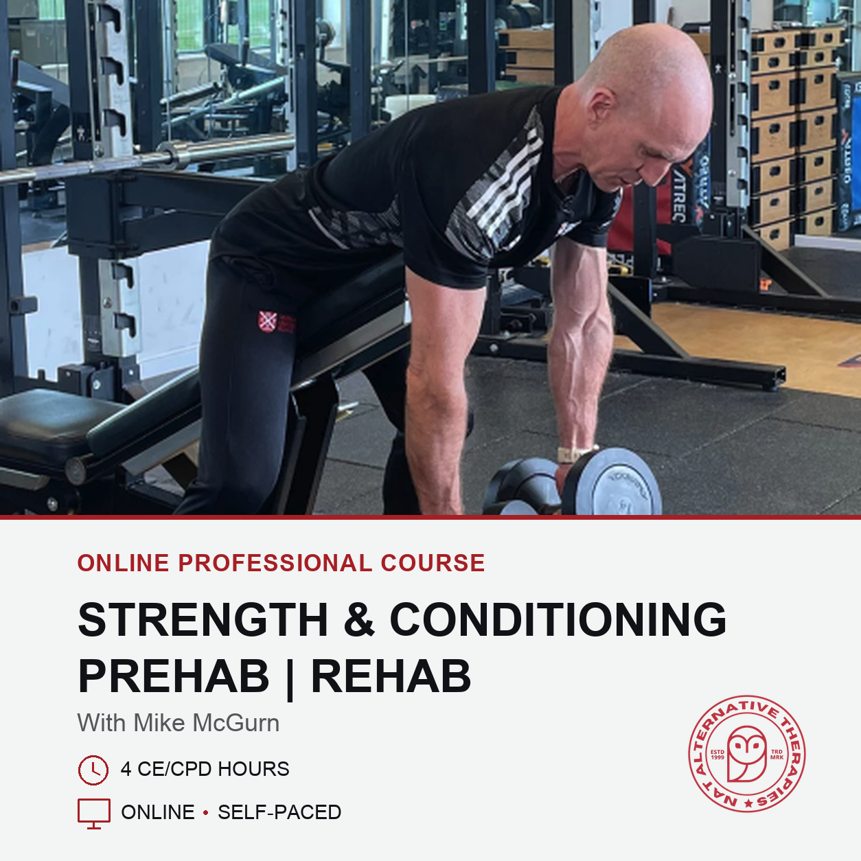 Strength and Conditioning for Prehab and Rehab (4 hrs)