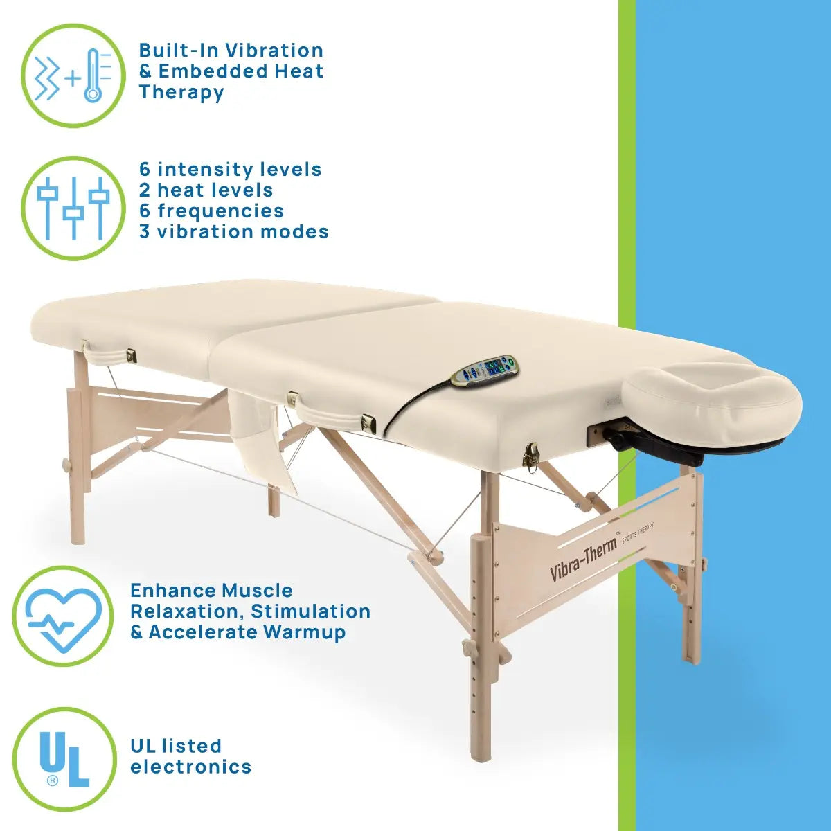 Vibra-Therm Sports Therapy Massage Table - Earthlite