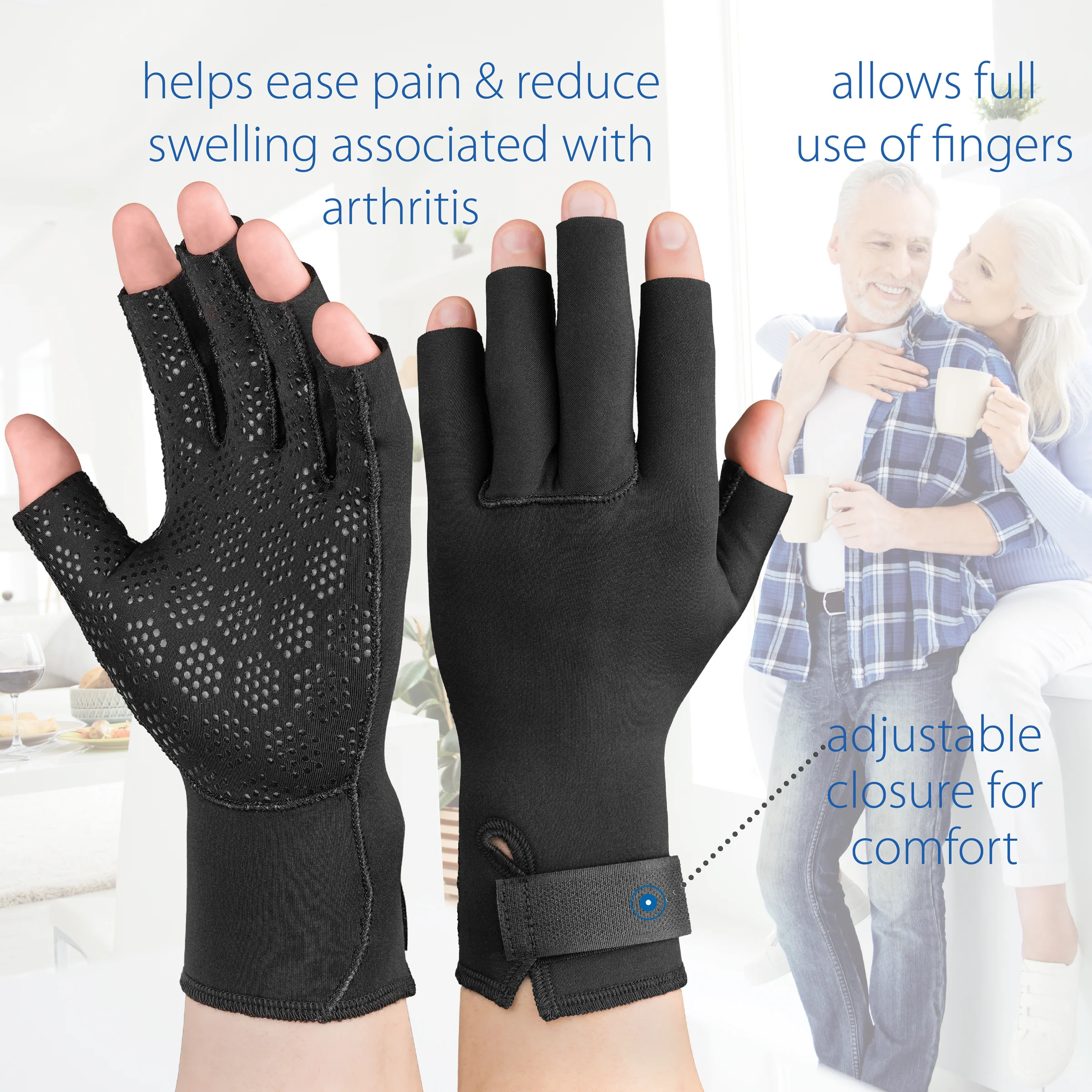 Swede-O Thermal Arthritis Gloves, Pair