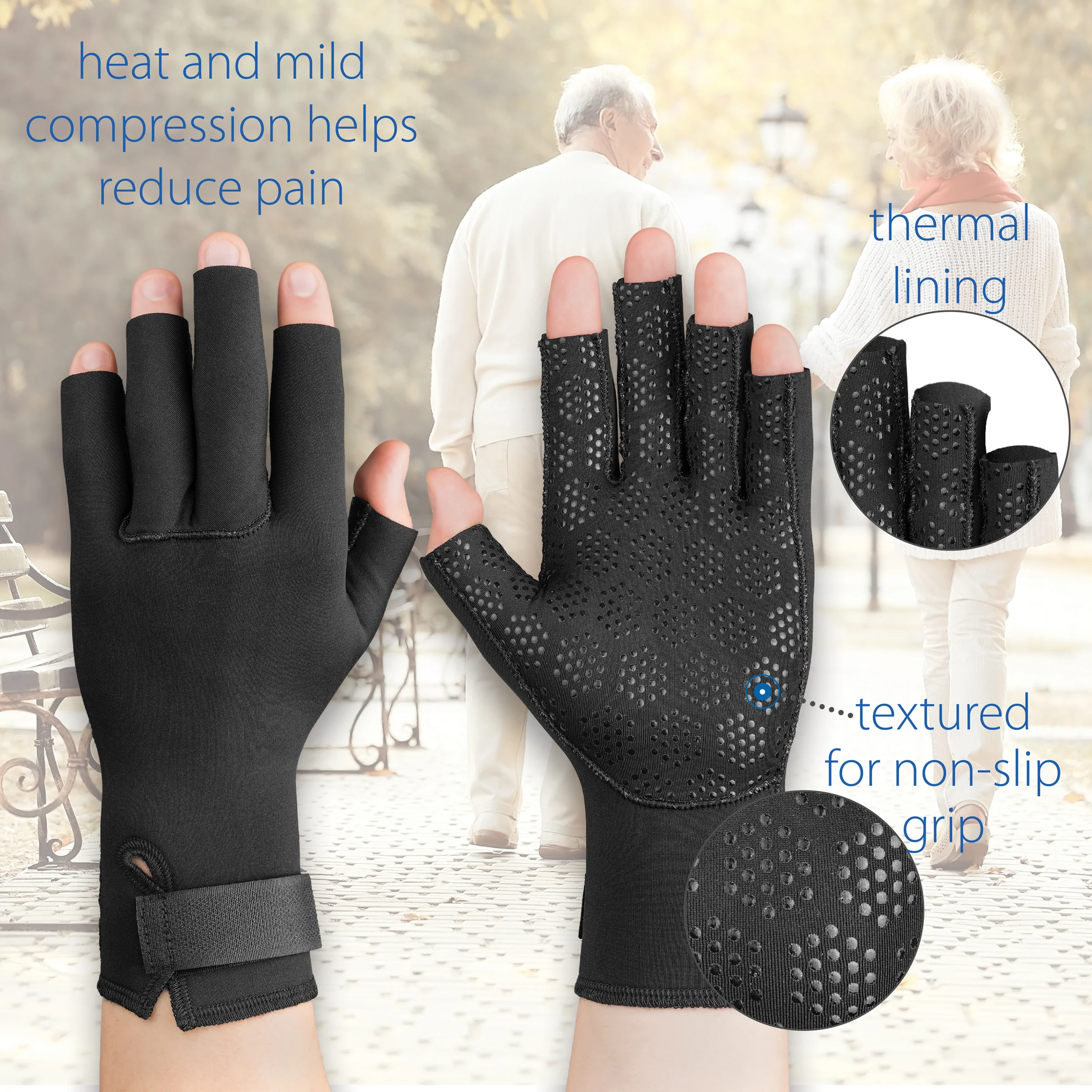 Swede-O Thermal Arthritis Gloves, Pair