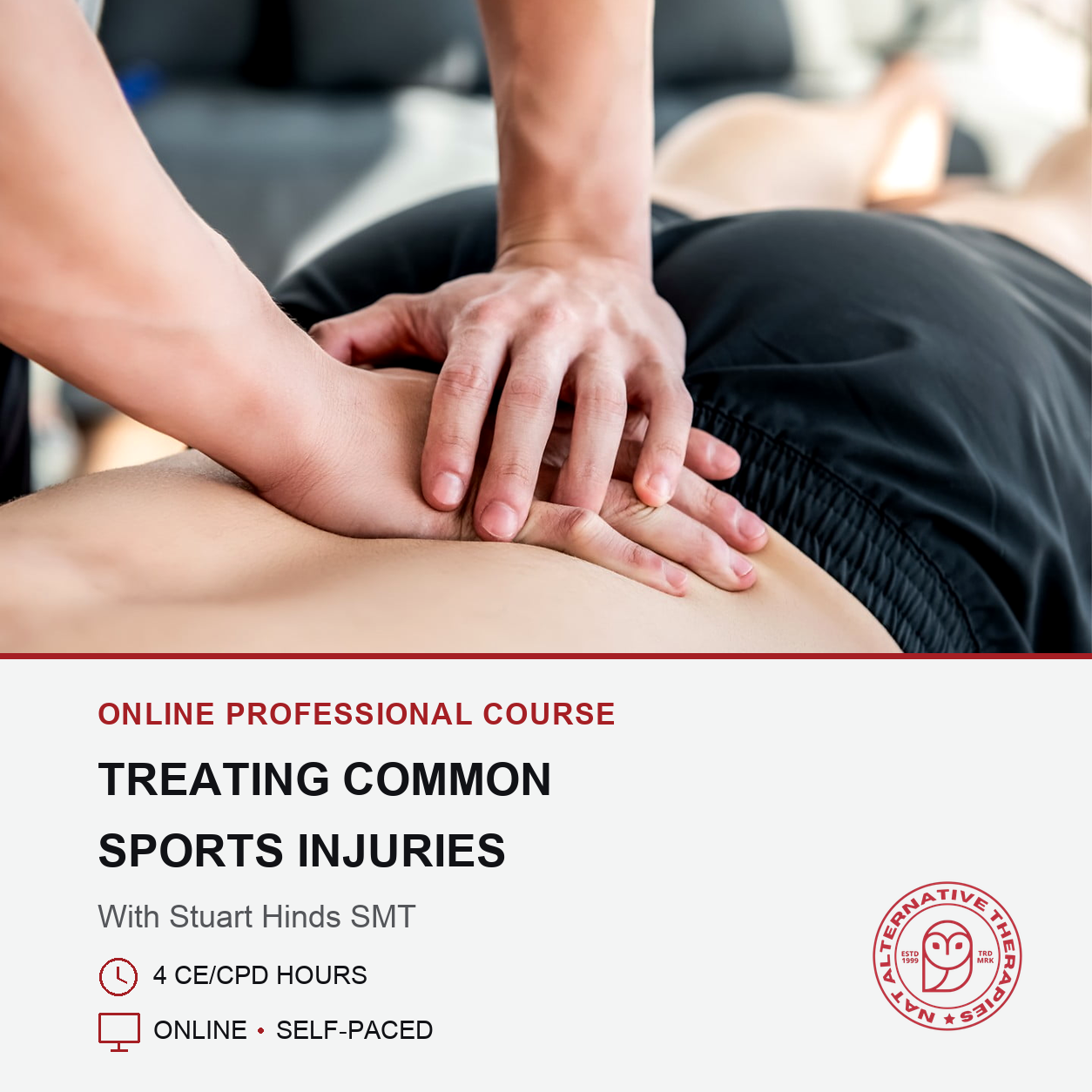 Treating Common Sports Injuries (4 hrs)